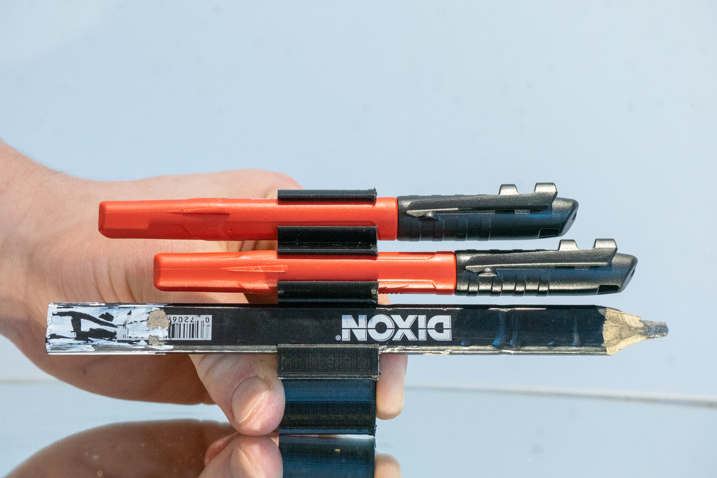 Custom Hardhat Pencil and Milwaukee Inkzall Marker holder
