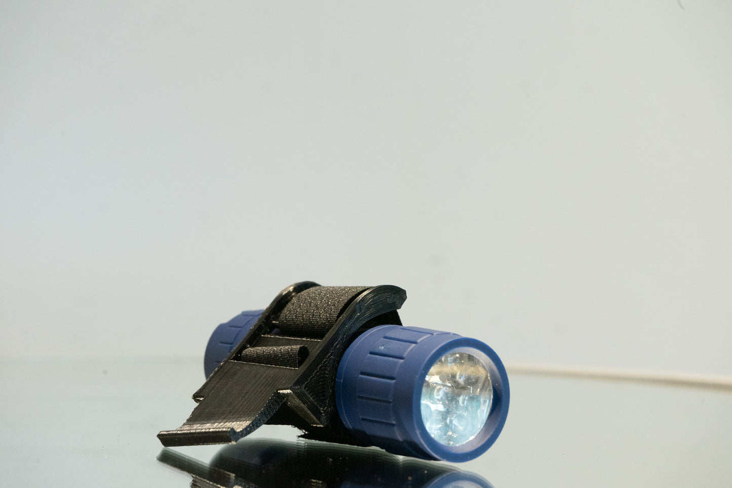 Custom Hardhat Flash Light Holder